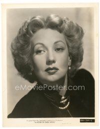 2s090 ANN SOTHERN 8x10 still '49 close portrait wearing pearls from A Letter to Three Wives!