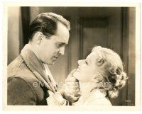 2s139 BOMBSHELL 8x10 still '33 romantic close up of Jean Harlow smiling at Franchot Tone!