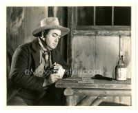 2s142 BORDER LEGION 8x10 still '30 great c/u of Eugene Pallette playing solitaire by Otto Dyar!