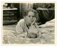 2s144 BOWERY 8x10 still '33 close up of Jackie Cooper looking bored on bed by Kenneth Alexander!