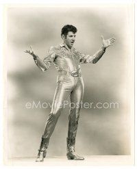 2s157 BYE BYE BIRDIE 8x10 still '63 great full-length image of Jesse Pearson in gold lame jumpsuit