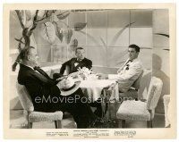 2s177 CHASE 8x10 still '46 Peter Lorre at table with Steve Cochran & Don Wilson!