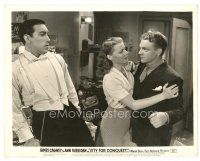 2s191 CITY FOR CONQUEST 8x10 still '40 Ann Sheridan between boxer James Cagney & Anthony Quinn!