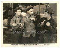 2s192 CITY FOR CONQUEST 8x10 still '40 Frank McHugh stops Elia Kazan from hitting James Cagney!