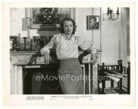 2s197 CLOSE-UP 8x10 still '48 Jane Greer lookalike sexy Virginia Gilmore by fireplace!
