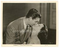 2s200 COMRADE X 8x10 still '40 romantic close up of Hedy Lamarr about to kiss Clark Gable!