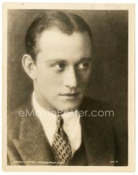 2s206 CONRAD NAGEL 8x10 still '30s great head & shoulders portrait wearing suit & tie!