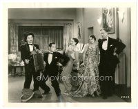 2s249 DIVORCEE 8x10 still '30 Robert Montgomery dances like organ grinder monkey for Norma Shearer