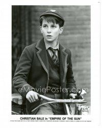 2s286 EMPIRE OF THE SUN 8x10 still '87 Stephen Spielberg, youngest Christian Bale in his 1st role!