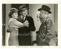 2s310 FINGERS AT THE WINDOW 8x10 still '42 older man smiles at Lew Ayres embracing Laraine Day!