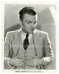 2s366 JAMES CAGNEY 8x10 still '34 great waist-high portrait of James Cagney wearing suit & tie!