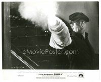2s372 GODFATHER PART II 8x10 still '74 Robert De Niro as Vito Corleone shoots gun wrapped in towel