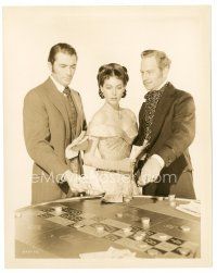 2s380 GREAT SINNER 8x10 still '49 gambler Peck, Ava Gardner & Douglas placing bets at roulette!
