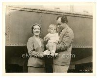2s393 HELEN HAYES 8x10 still '30s with husband Charles MacArthur & their baby daughter Mary!