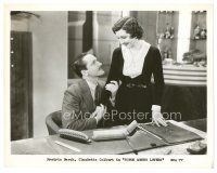 2s415 HONOR AMONG LOVERS TV 8x10 still R60s Fredric March lovingly grabs Claudette Colbert's arm!