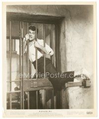 2s420 HOUDINI 8x10 still '53 Tony Curtis as the famous magician picking prison lock with foot!