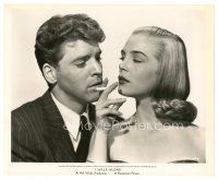 2s436 I WALK ALONE 8x10 still '48 c/u of Burt Lancaster & sexy smoking Lizabeth Scott by Fraker!