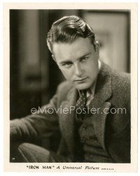 2s449 IRON MAN 8x10 still '31 directed by Tod Browning, intense close up of Lew Ayres!