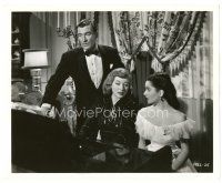 2s486 JULIA MISBEHAVES 8x10 still '48 Elizabeth Taylor at piano with Greer Garson & Walter Pidgeon