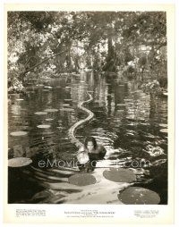2s490 JUNGLE BOOK 8x10 still '42 Zoltan Korda, cool image of Sabu with giant snake in water!