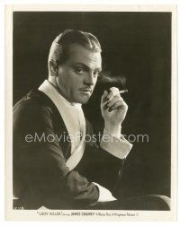 2s512 LADY KILLER 8x10 still '33 James Cagney with mustache and robe smoking a cigarette!