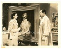 2s545 LIVE, LOVE & LEARN 8x10 still '37 Rosalind Russell vandalizes Robert Montgomery's painting!