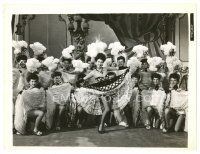 2s549 LODGER 7.5x10 still '43 Merle Oberon & many sexy dance hall girls performing on stage!