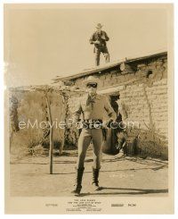 2s550 LONE RANGER & THE LOST CITY OF GOLD 8x10 still '58 masked Clayton Moore about to be ambushed