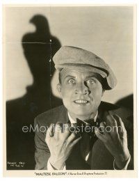2s576 MALTESE FALCON 7.75x10 still '31 great close up of crazed Dwight Frye with bird shadow!