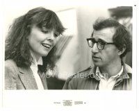 2s581 MANHATTAN 8x10 still '79 great close up of Diane Keaton & wacky Woody Allen!
