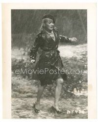 2s582 MANPOWER 7.5x9.25 still '41 full-length Marlene Dietrich running in the rain!