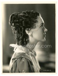 2s229 DAVID COPPERFIELD 8x10 key book still '35 profile portrait of beautiful Maureen O'Sullivan!