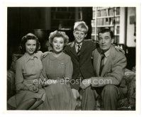 2s616 MINIVER STORY 8x10 still '50 Cathy O'Donnell, Greer Garson, young James Fox, Walter Pidgeon!