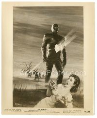 2s629 MUMMY 8x10 still '59 artwork of Christopher Lee as the monster from the one-sheet!