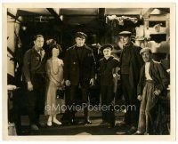 2s770 SEA WOLF deluxe 8x10 still '26 Ralph Ince as Wolf Larsen w/ Claire Adams & cast, Jack London!