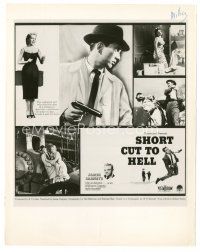 2s794 SHORT CUT TO HELL 8x10 still '57 directed by James Cagney, cool advertising art!