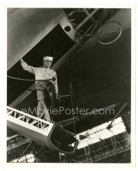 2s822 HERE COMES THE NAVY candid 8x10 still '34 sailor James Cagney disarmbarking cool airplane!