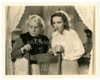 2s830 STRAIGHT IS THE WAY 8x10 still '34 close up of concerned May Robson & Karen Morley!