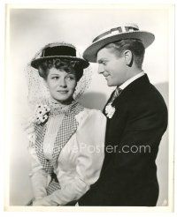 2s834 STRAWBERRY BLONDE 8x10 still '41 James Cagney with sexy Rita Hayworth by Madison Lacy!