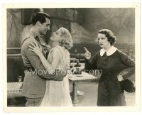 2s842 SUZY 8x10 still '36 Inez Courtney points at sexy Jean Harlow about to kiss Cary Grant!
