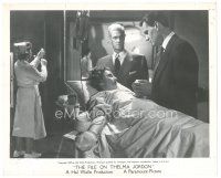 2s851 THELMA JORDON 8x10 still '50 Paul Kelly & Wendell Corey by Barbara Stanwyck in hospital!