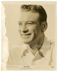 2s859 THING 8x10 still '51 Howard Hawks classic, great smiling portrait of Kenneth Tobey!