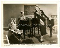 2s886 TORCH SINGER 8x10 still '33 man watches pretty Claudette Colbert standing by piano!