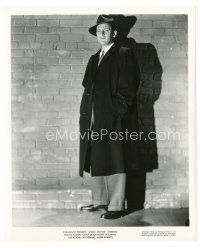 2s901 UNION STATION 8x10 still '50 full-length William Holden in trench coat & hat, film noir!
