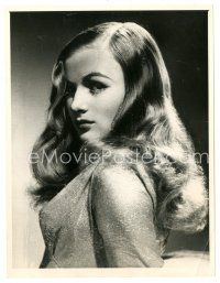 2s911 VERONICA LAKE 6.5x8.5 news photo '69 portrait from 25 years earlier when she was super sexy!