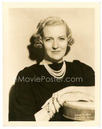 2s912 VERREE TEASDALE 8x10 still '38 great smiling portrait of the pretty actress wearing pearls!