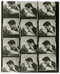 2s925 VIVA LAS VEGAS 8x10 contact sheet '64 many images of sexy Ann-Margret kissing Elvis Presley!