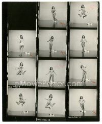 2s924 VIVA LAS VEGAS 8x10 contact sheet '64 great images of sexy Ann-Margret dancing in swimsuit!