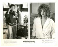 2s938 WHEN HARRY MET SALLY 8x10 still #6 '89 split image of Billy Crystal & sexy Meg Ryan!
