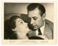 2s944 WHISTLE STOP 8x10 still '46 romantic close up of George Raft & sexy Ava Gardner!
